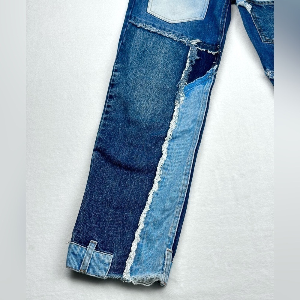Revice Women’s Matchmaker Love at First Sight 24 Waist Patchwork Fringe Jeans - Picture 10 of 13